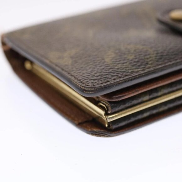 LOUIS VUITTON Monogram Porte Monnaie Billets Viennois Wallet M61663 Auth 50813 - Picture 15 of 16
